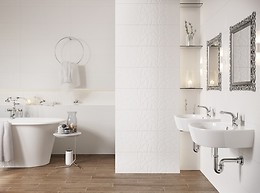 How to arrange white bathroom? 2