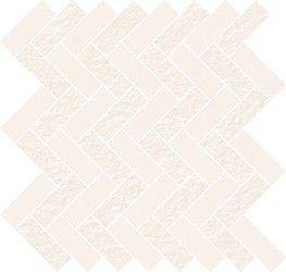 WHITE MICRO MOSAIC PARQUET MIX 31,3X33,1