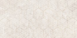 LIV TERRIA IVORY GEO DECOR MATT RECT 29,8X59,8 G1