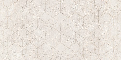 LIV TERRIA IVORY GEO DECOR MATT RECT 29,8X59,8 G1