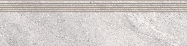 LIV ZANZIBAR LIGHT GREY STEPTREAD MATT RECT 29,8X119,8