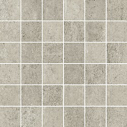 Grava Light Grey Mosaic Matt Rect