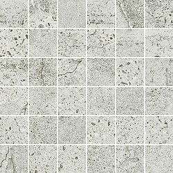 Newstone Light Grey Mosaic Matt Rect