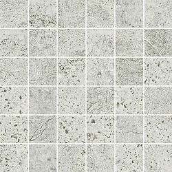 Newstone Light Grey Mosaic Matt Rect