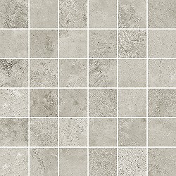 Quenos Light Grey Mosaic Matt Rect