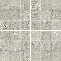 Quenos Light Grey Mosaic Matt Rect