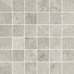 Quenos Light Grey Mosaic Matt Rect