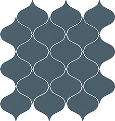 Ocean Romance Turquoise Mosaic Satin