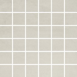 Concrete Flower Light Grey Mosaic