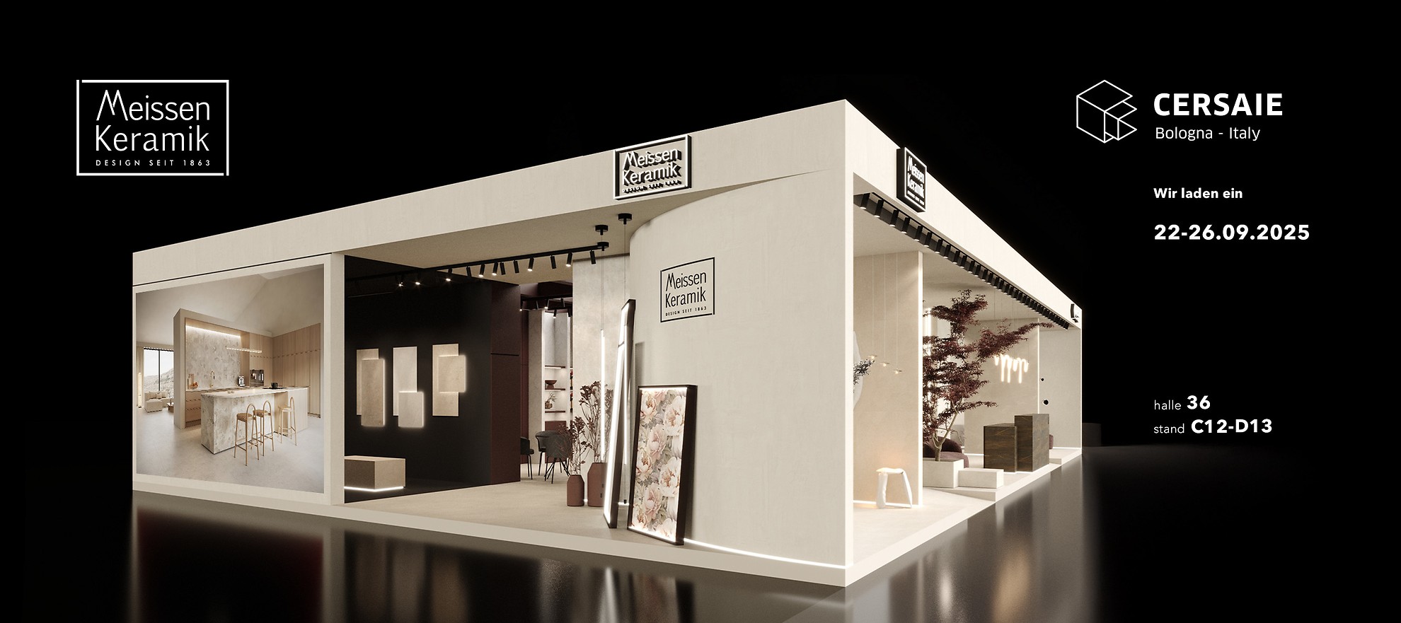 Meissen Keramik auf der CERSAIE 2025 Messe in Bologna
